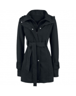 Gothic Ladies Dark Density Hooded Coat