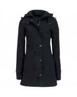 Gothic Black Fairy Hooded Coat