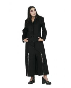 Black Long De Ball gothic Long Coat
